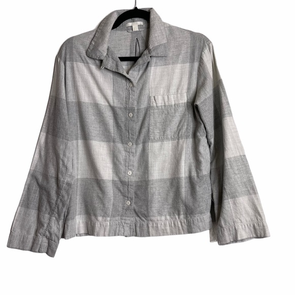 COS Tops - 3/15 sale! COS Windowpane Plaid Button Up Top XS